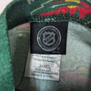 NHL Green and Red Baby Onesie